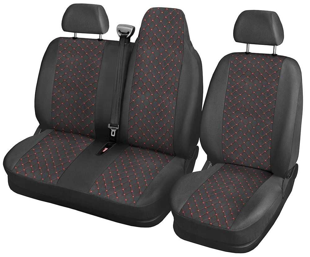 Тапицерия лукс капитоне за  Рено Мастер 2+1 2009+ / Renault Master 2+1