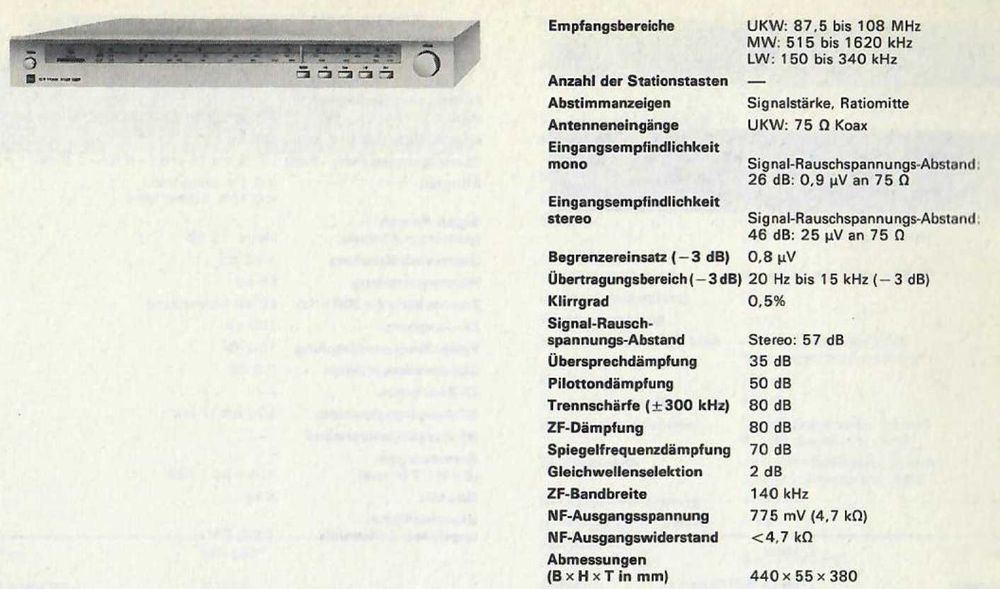 DUAL 3 piese audio set