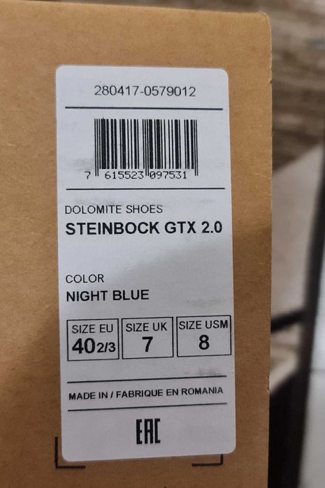 Туристически обувки Dolomite Steinbock Goretex 2.0