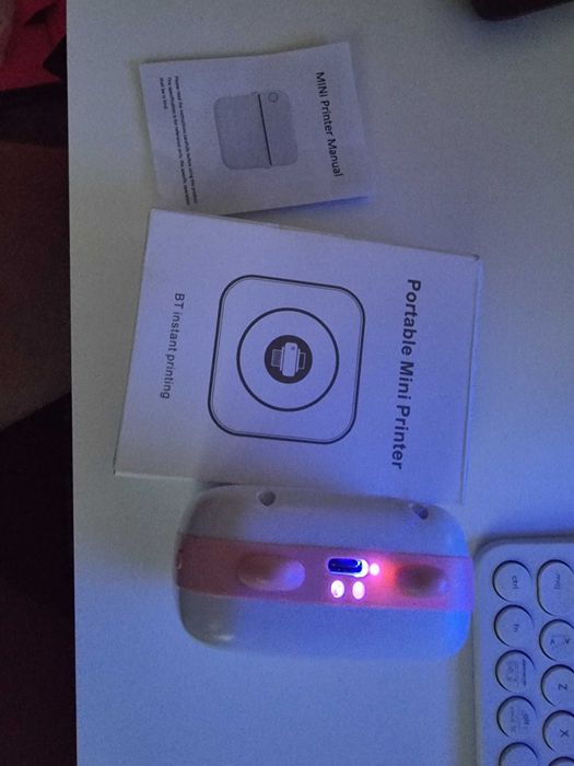 mini imprimanta termica de etichete autocolante