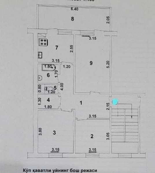 Продаётся квартира Юнусабад19 3 ком 78 м2 чистим ремонтом