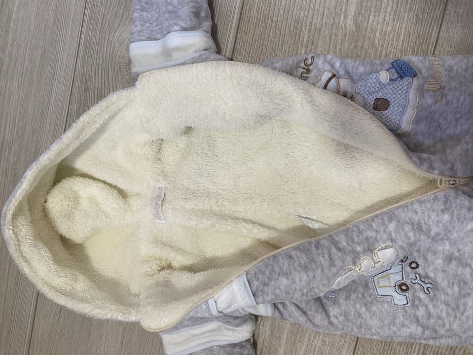 Плюшевый комбез на 3-6 мес