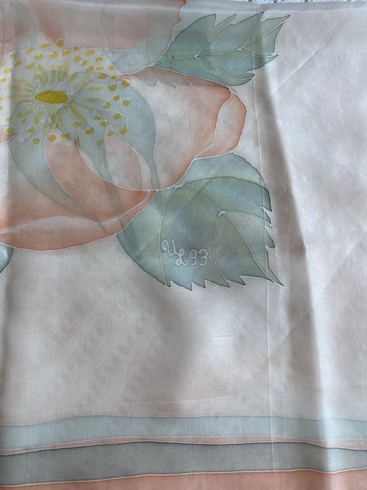 Дамски  шал естествена коприна