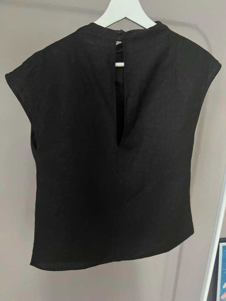 Блуза с асиметрично деколте Massimo Dutti