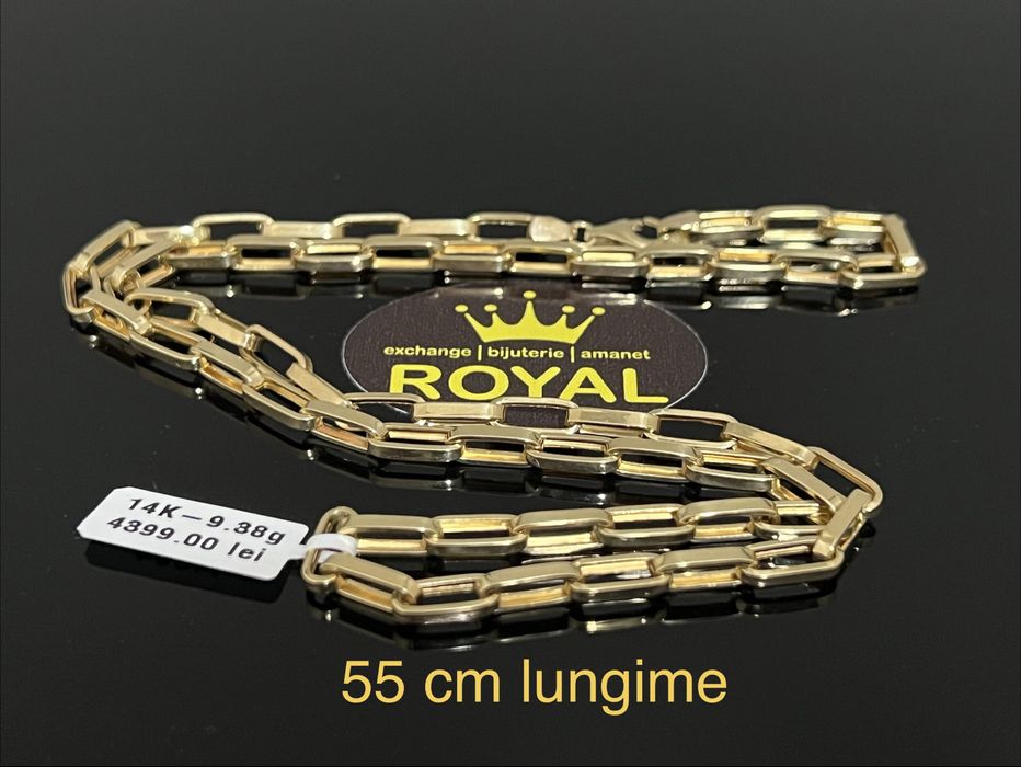 Bijuteria Royal CB : Lant aur 14k 9,38 grame