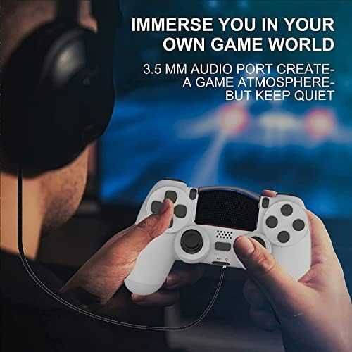 Нов Безжичен контролер за PS4/PC – вибрация, тъчпад, жак за слушалки