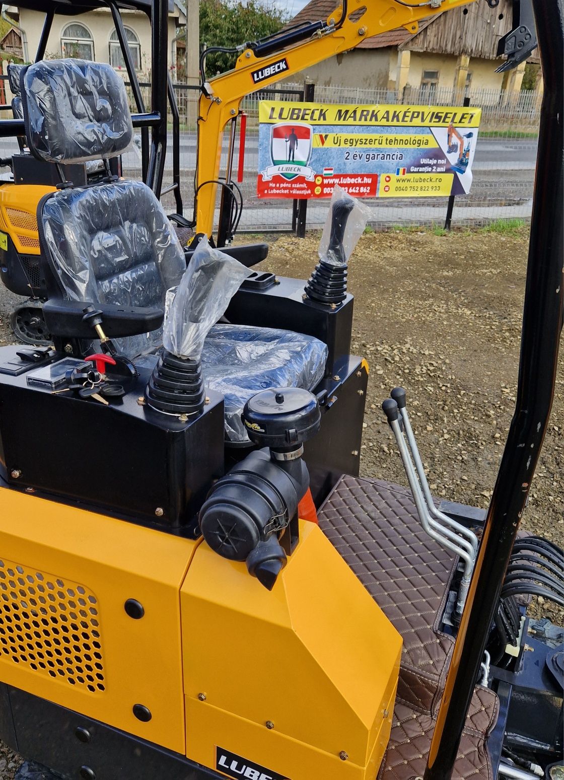 Miniexcavator 1.6t LUBECK EX-161 NOU-Garanție 2 ani.