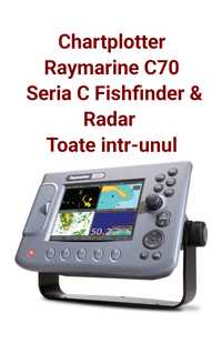 RAYMARINE C70 CHartplotter, Radar, pescuit, radar peste,GPS
