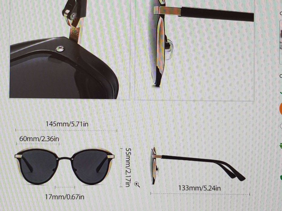 Поляризирани слънчеви очила с котешко око за жени