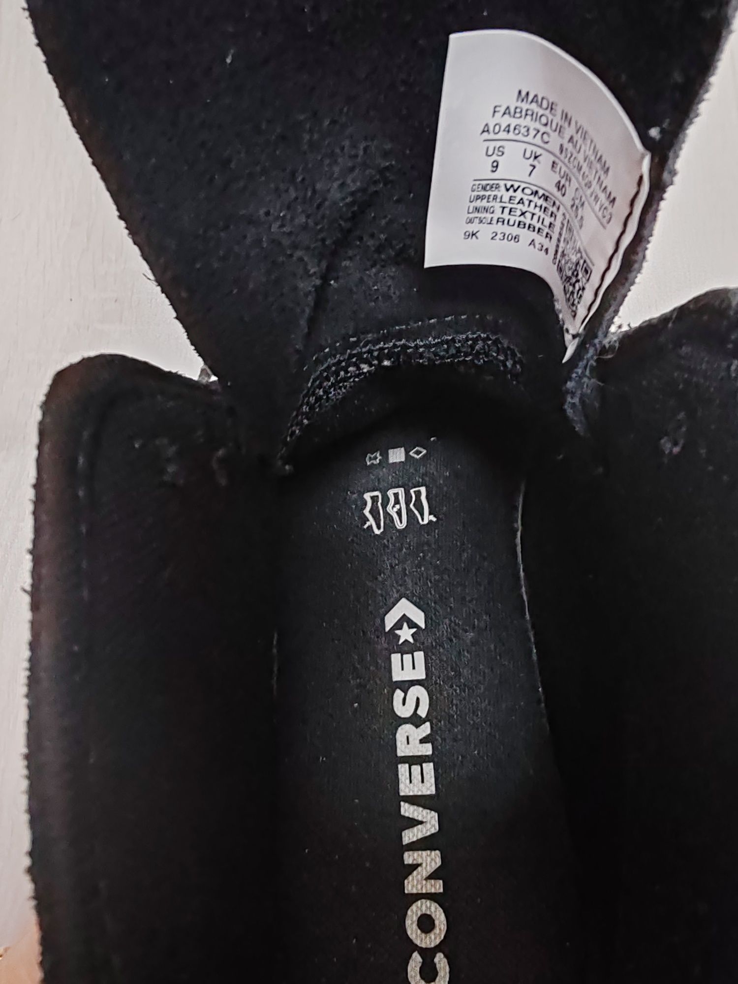 Converse All Star piele naturala