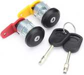 Set 2 încuietori cilindru compatibili cu Ford Fiesta Ka Escort Courier