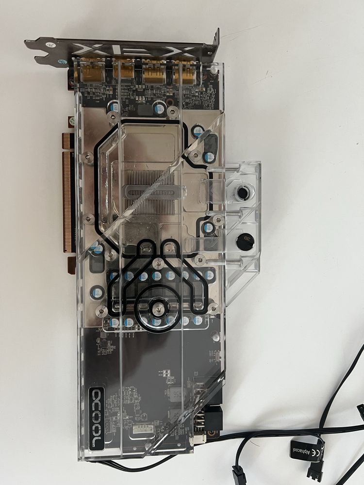 Видео карта XFX AMD RX5700 XT с воден блок Alphacool