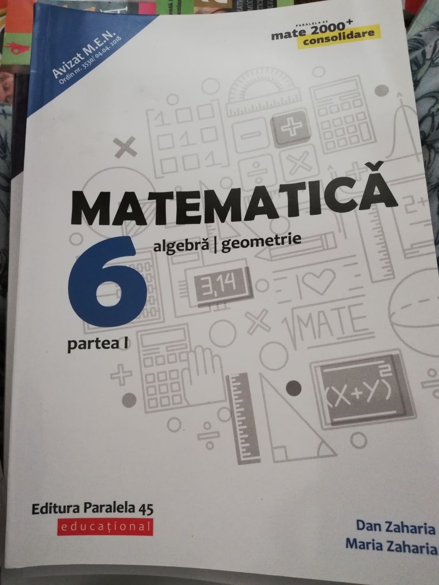 Culegeri de matematica clasele 6-8 editura paralela 45