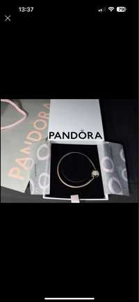 Brățară Pandora Moments aur roz de 14k