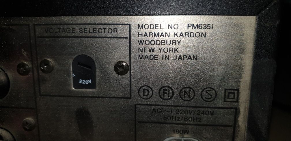 HARMON KARDON Made in Japan ,model:PM635i -250лв