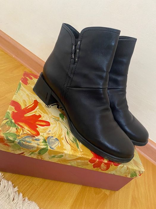 зимнее сапоги натуральная кожа