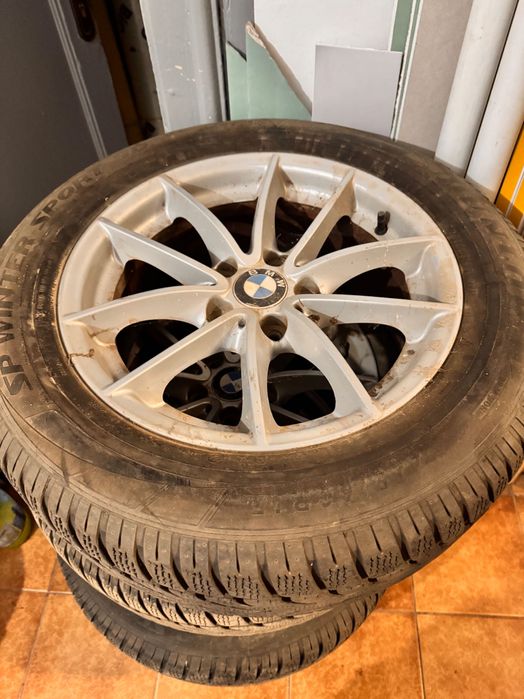 Vand roti jante bmw X3 f25 17 inch + cauciucuri iarna