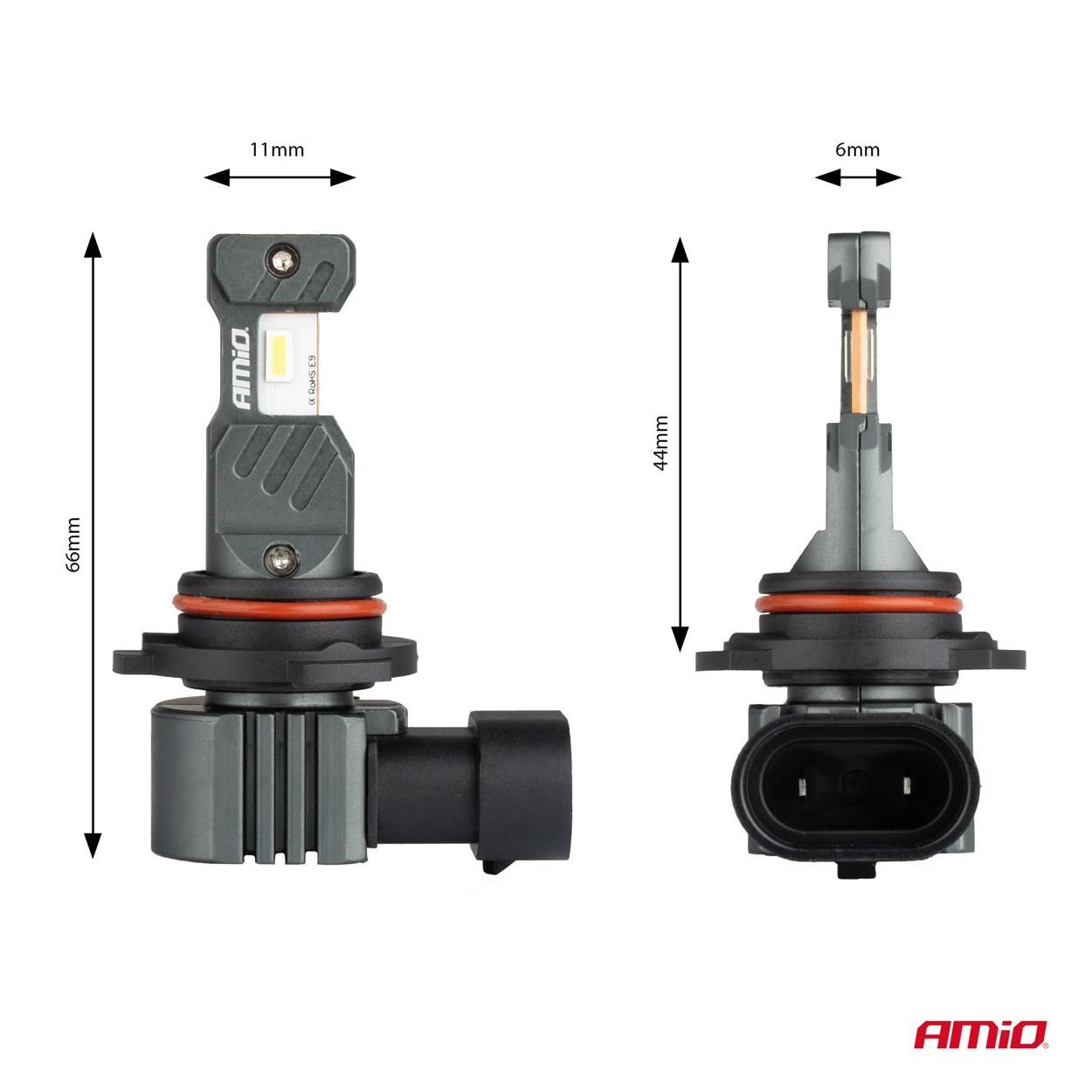Led крушки за кола hybrid hir2 9012 серия 6000k canbus 60w 2броя ...