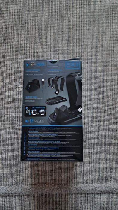 Stație încărcare PS4 Stealth SP-C60 cu suport căști