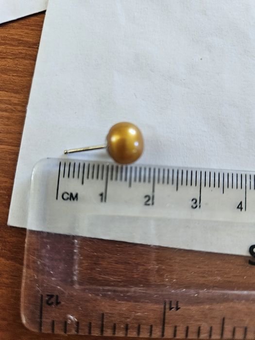 Обици от култивирани перли