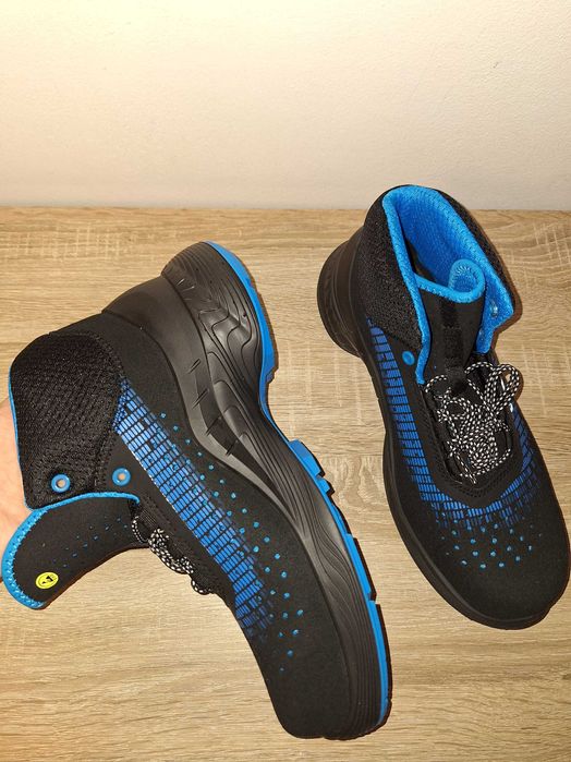 ghete uvex S1 45 negru/albastru noi