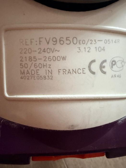 Fier de calca Tefal!