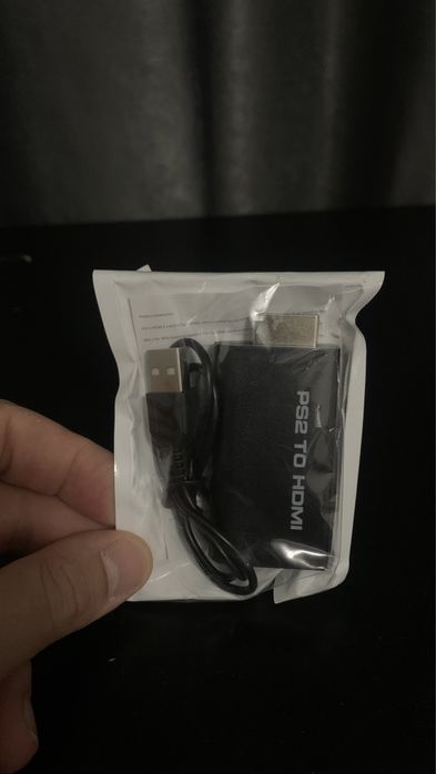 SIGILAT Adaptor compatibil PS2 la HDMI Convertor 1080P Full HD
