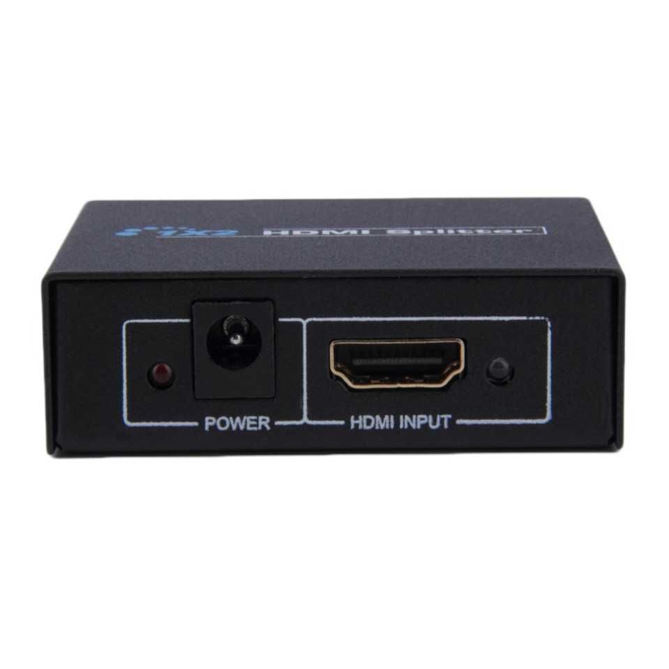 HDMI Splitter cu alimentare 1 INPUT - 2 OUTPUT 1.4V suporta 4K 3D