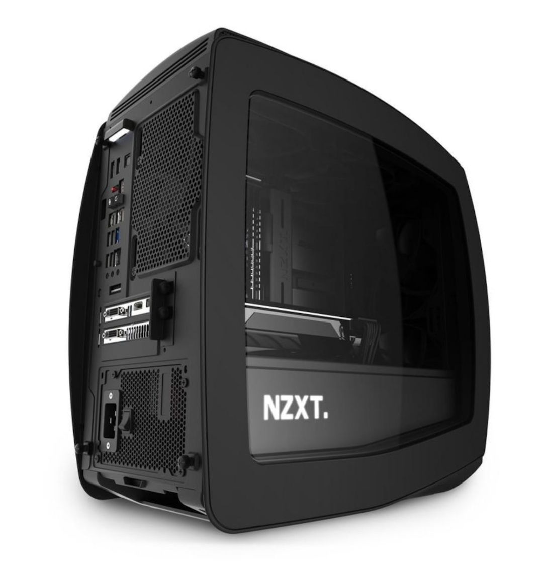 Carcasa gaming NZXT Manta Matte Mid Tower Black Window mini itx