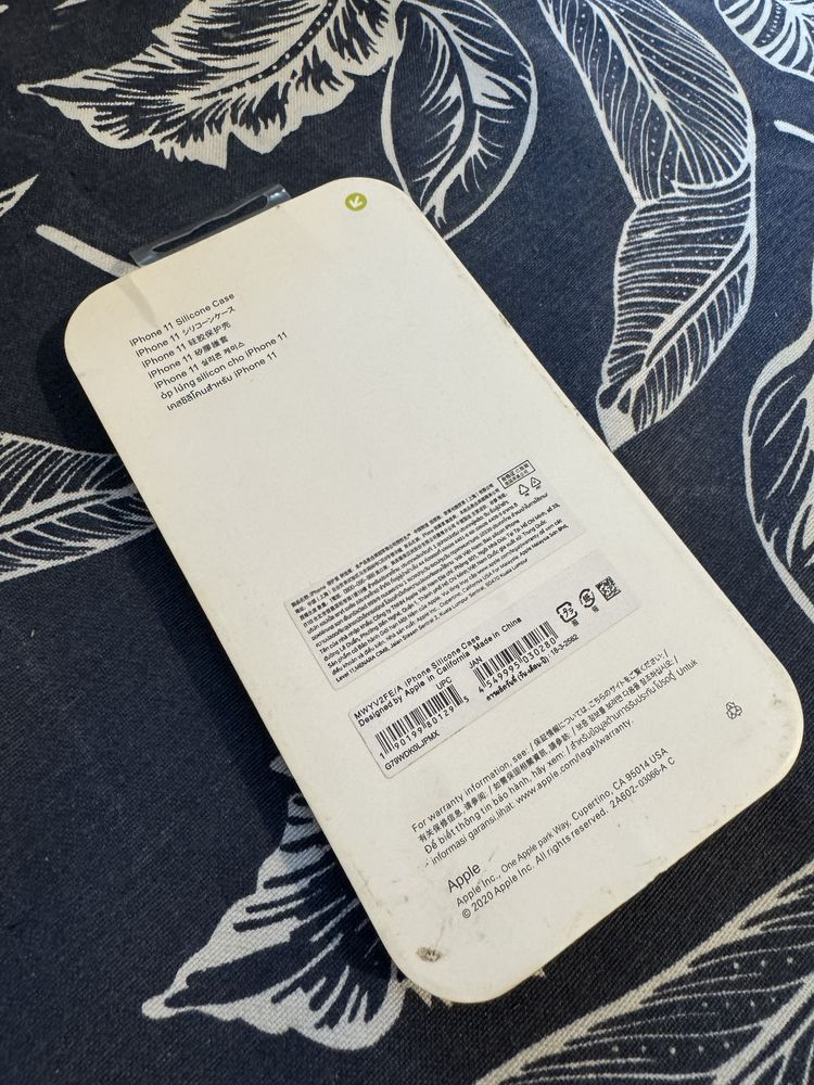 Apple Silicon Case iPhone 11 чехол оригинал