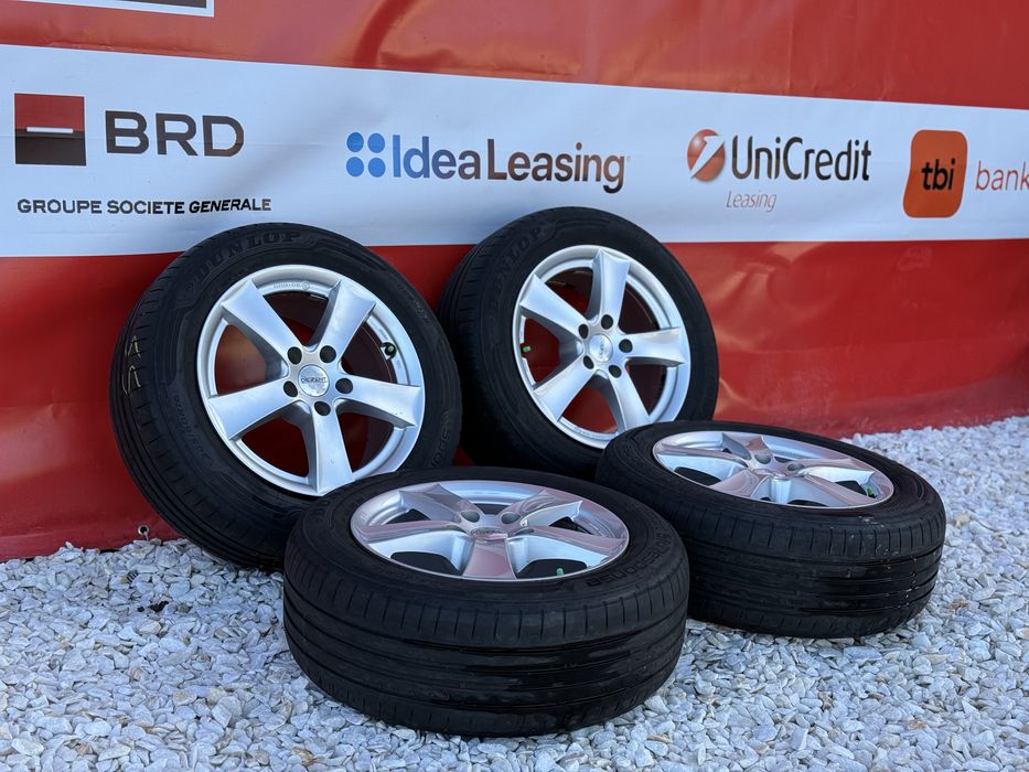 Jante 5x112 Dezent R16 + Cauciuciucuri VARA 205/60/R16 VW SKODA AUDI