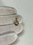 PANDANTIV AUR 8K (333) + AQUAMARINE = 0.50CT - Germany - Vintage !