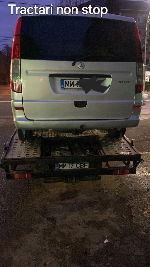 Tractari auto, utilaje non stop
