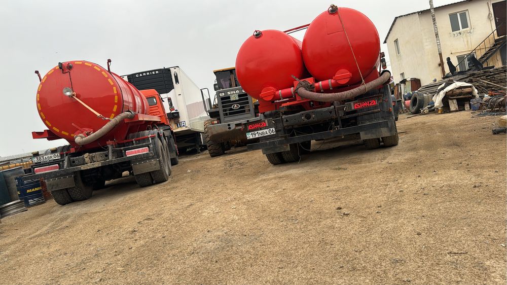 Откачка септика ассенизатор вакуум камаз 10 куб