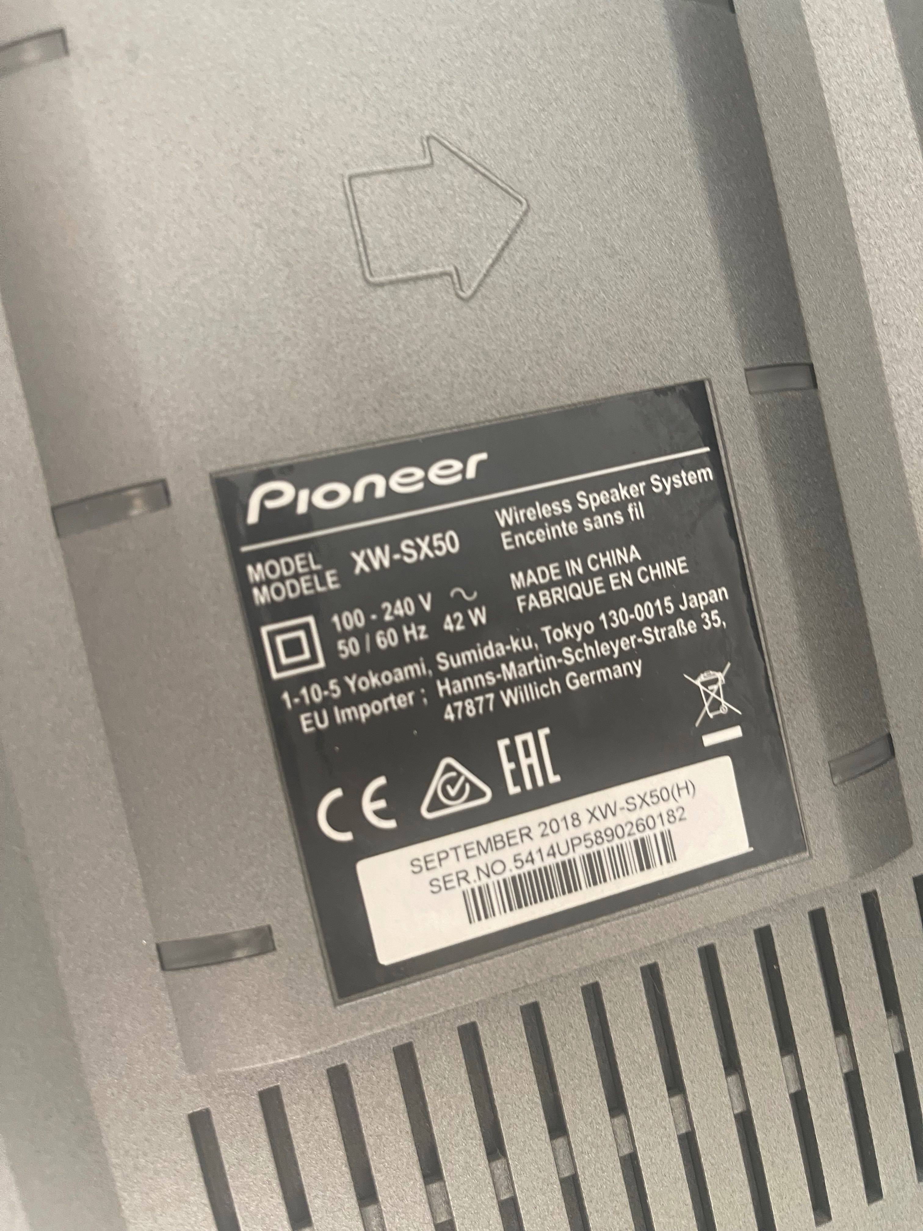 Pioneer Club5 активна колона с Bluetooth (120W RMS)