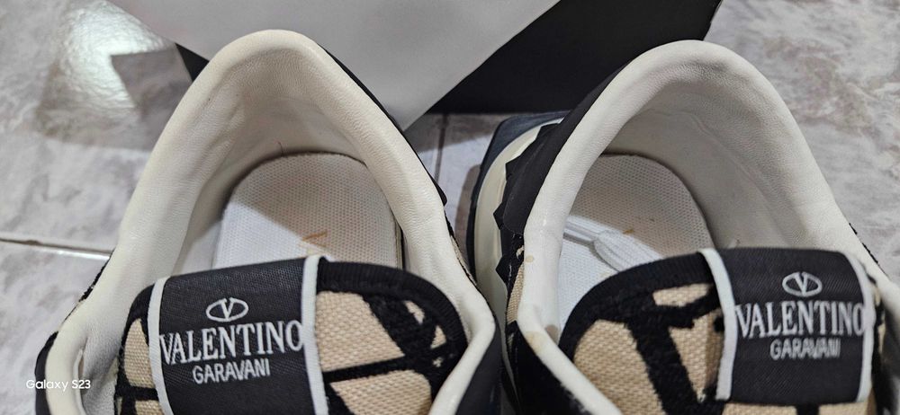 Мъжки маратонки VALENTINO от естествена кожа, номер 45, чисто нови