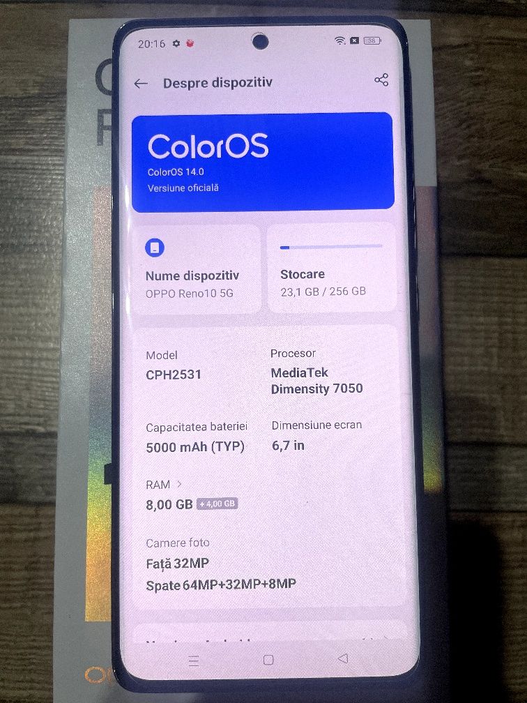 Telefon OPPO Reno 10 5G