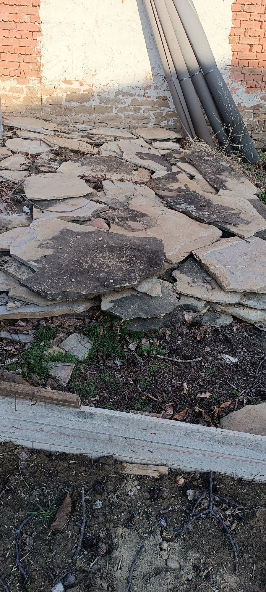Каменни плочи, от покрив