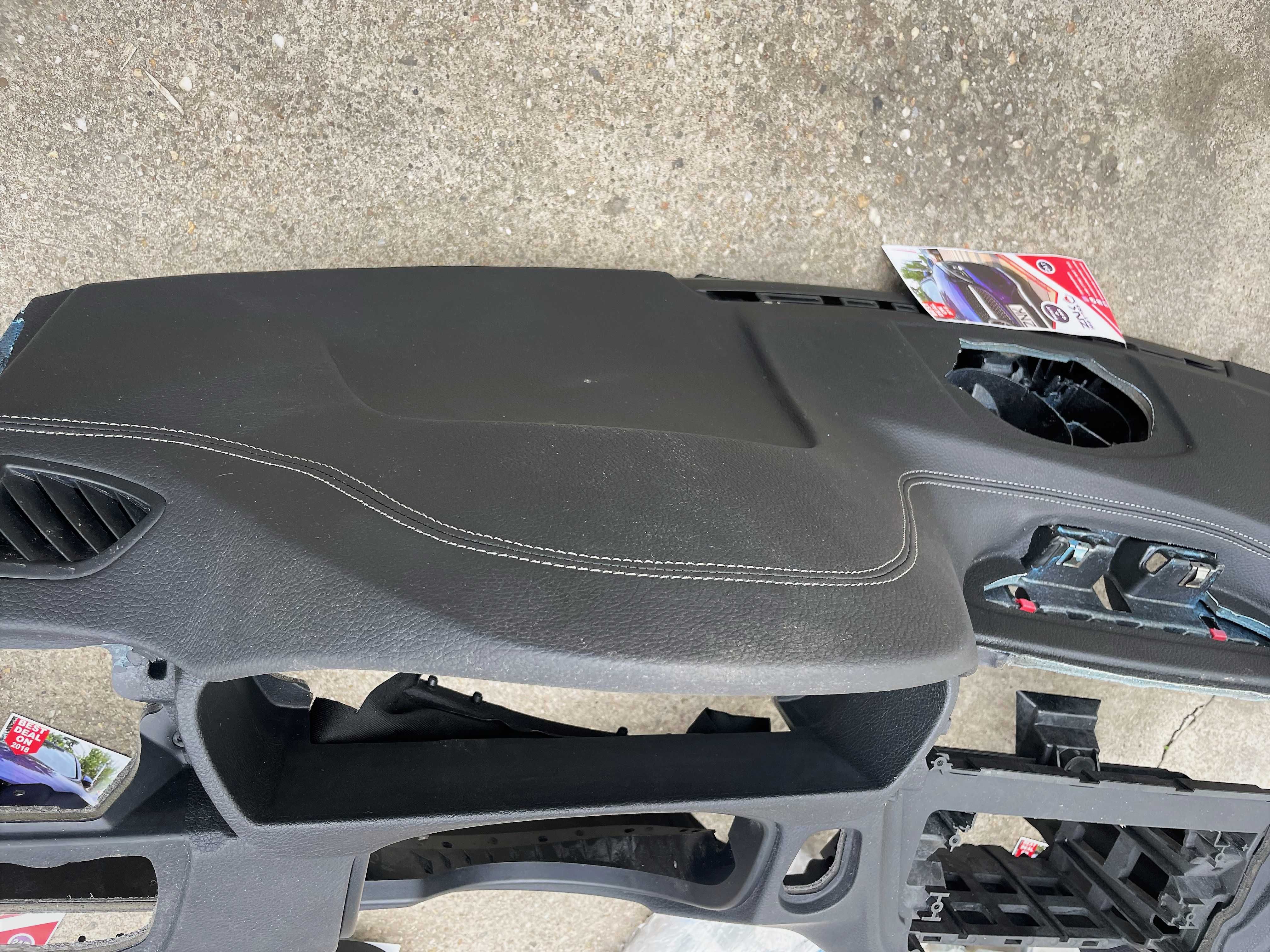 BMW F30 plansa bord cusatura / kit airbag volan M / pasager / cortine