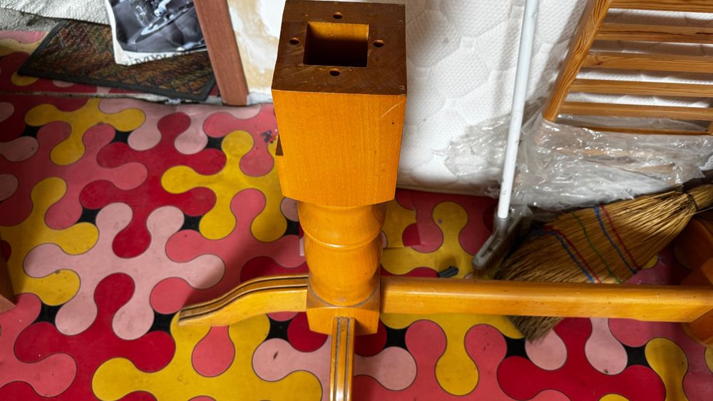 Комплект дъбова маса и столове 6бр.