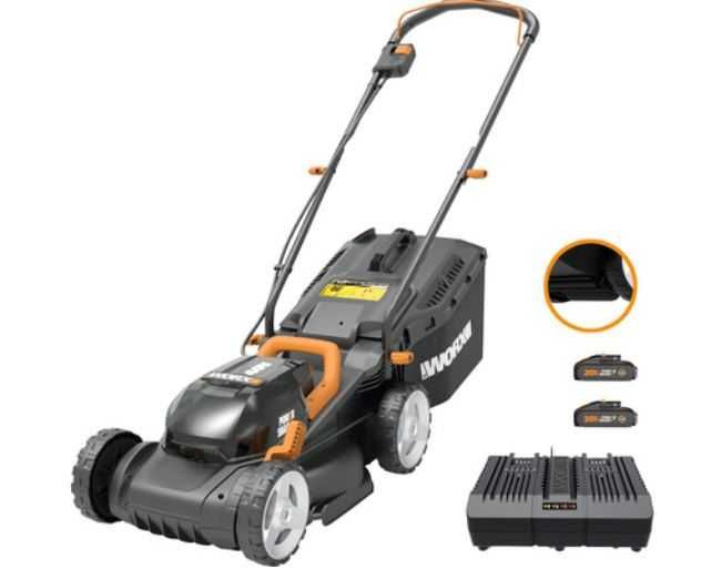 Mașină de Tuns Iarba WORX WG779E.1 ,40V 2x20 cu 2 Acumulatori de 4Ah