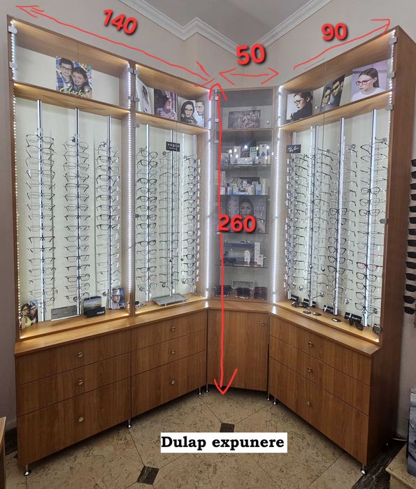 Mobilier Receptie Optica