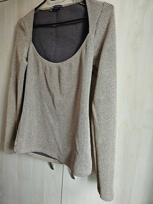 Блуза Zara и Блуза Reserved c лъскави нишки