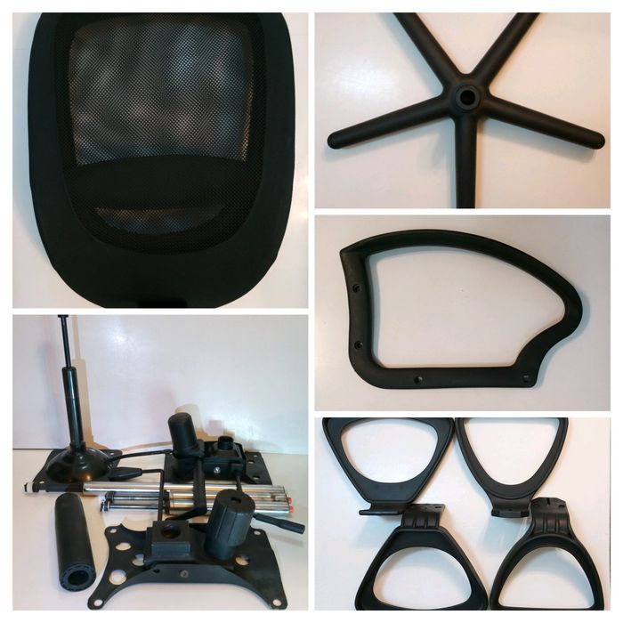 Stea+cilindru piston/telescop+manere+rotile scaun birou