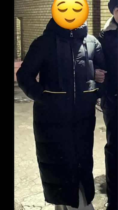 Продаю зимнюю тёплую чёрную куртку