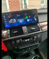 Navigatie android 12" BMW X5 X6 E70 E71 Carplay Waze YouTube