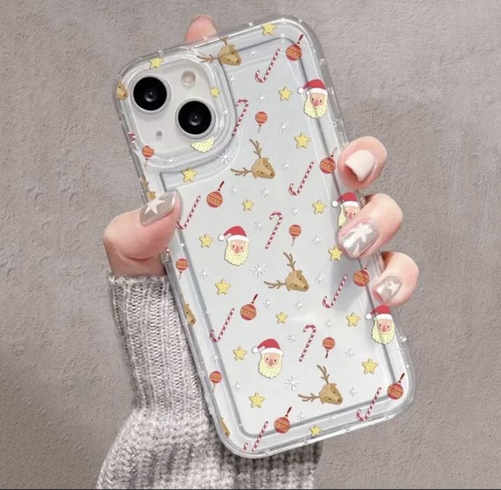 Новогодние чехлы на iphone