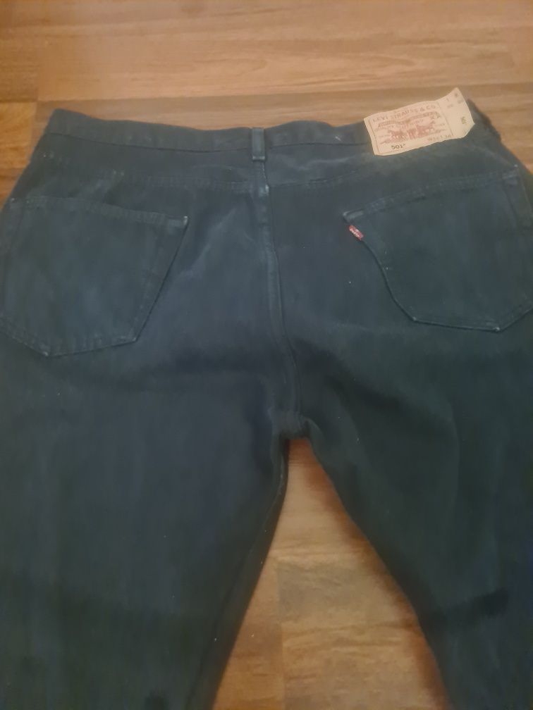 Jeansi originali Levis Strauss 501 W36 L36 blugi barbati