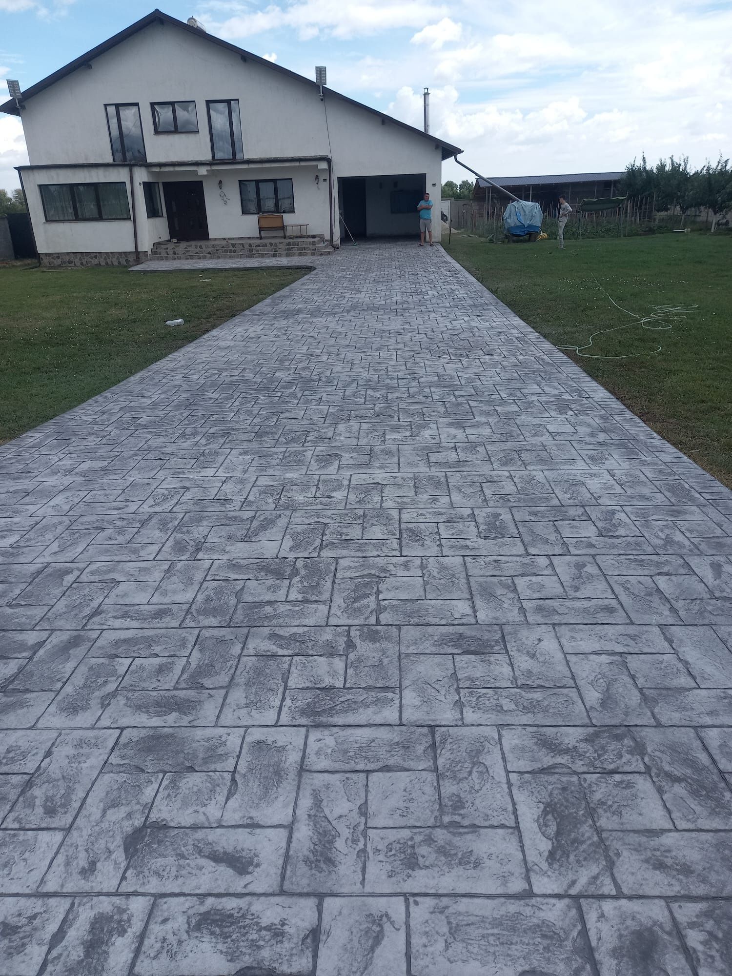 Beton amprentat și elicopterizat,.