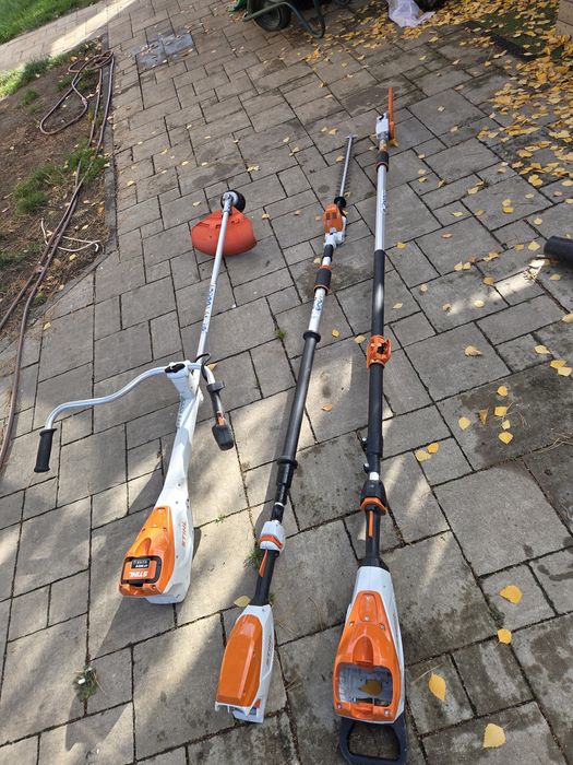 Emondor , foarfecă de tuns gard viu motocoasa Stihl HTA 135 HLA 86 FSA